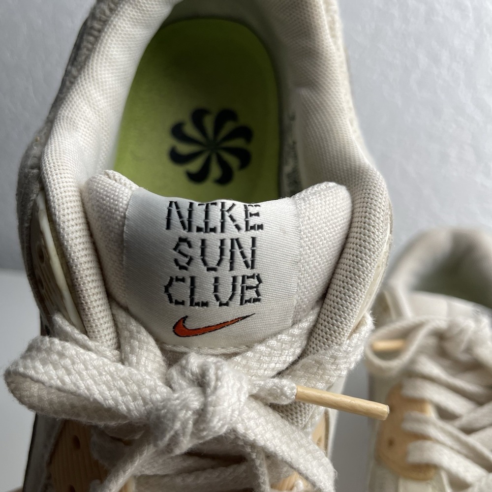 Nike Air Max Sun Club DJ9997-101 Womens Size 9 Beige/Orange - Picture 5 of 8